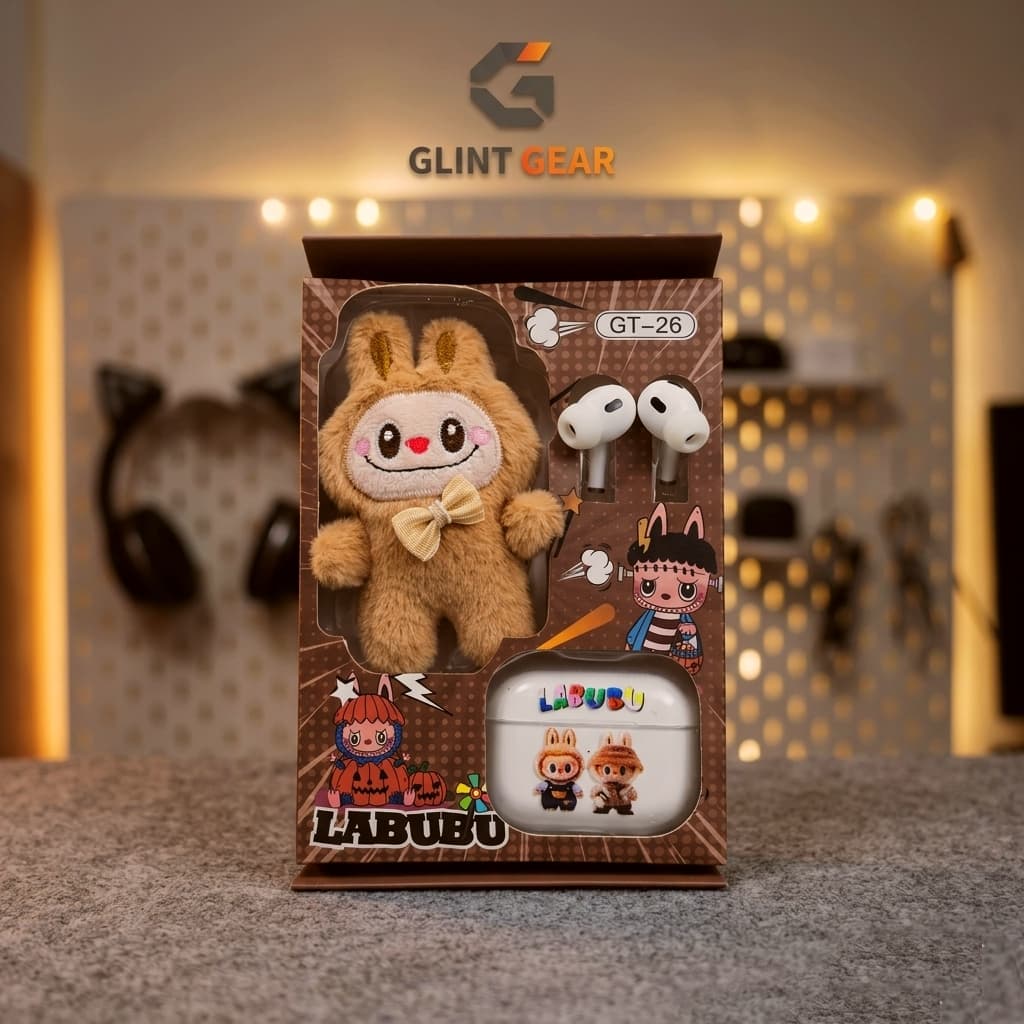 Labubu TWS with Doll Keychain Fashion GiftBox
