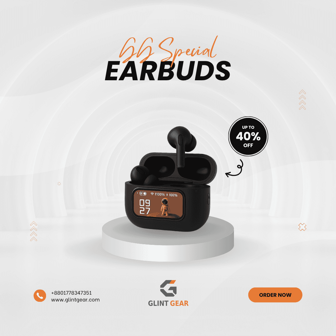E9 Pro ANC Display Earbuds