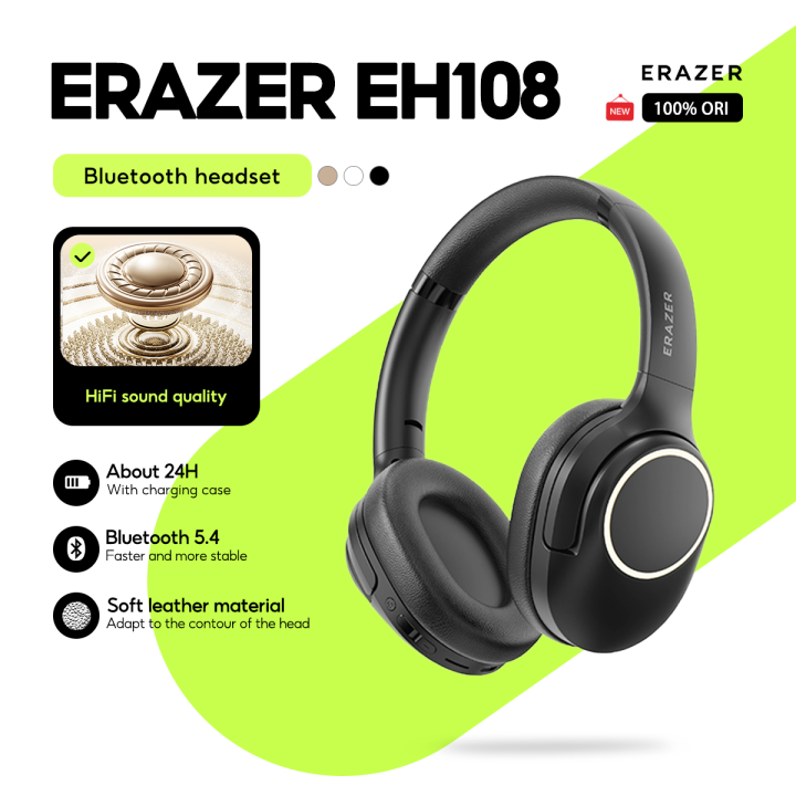 Lenovo Erazer EH108 Wireless Foldable Headphone With Mic photo 2