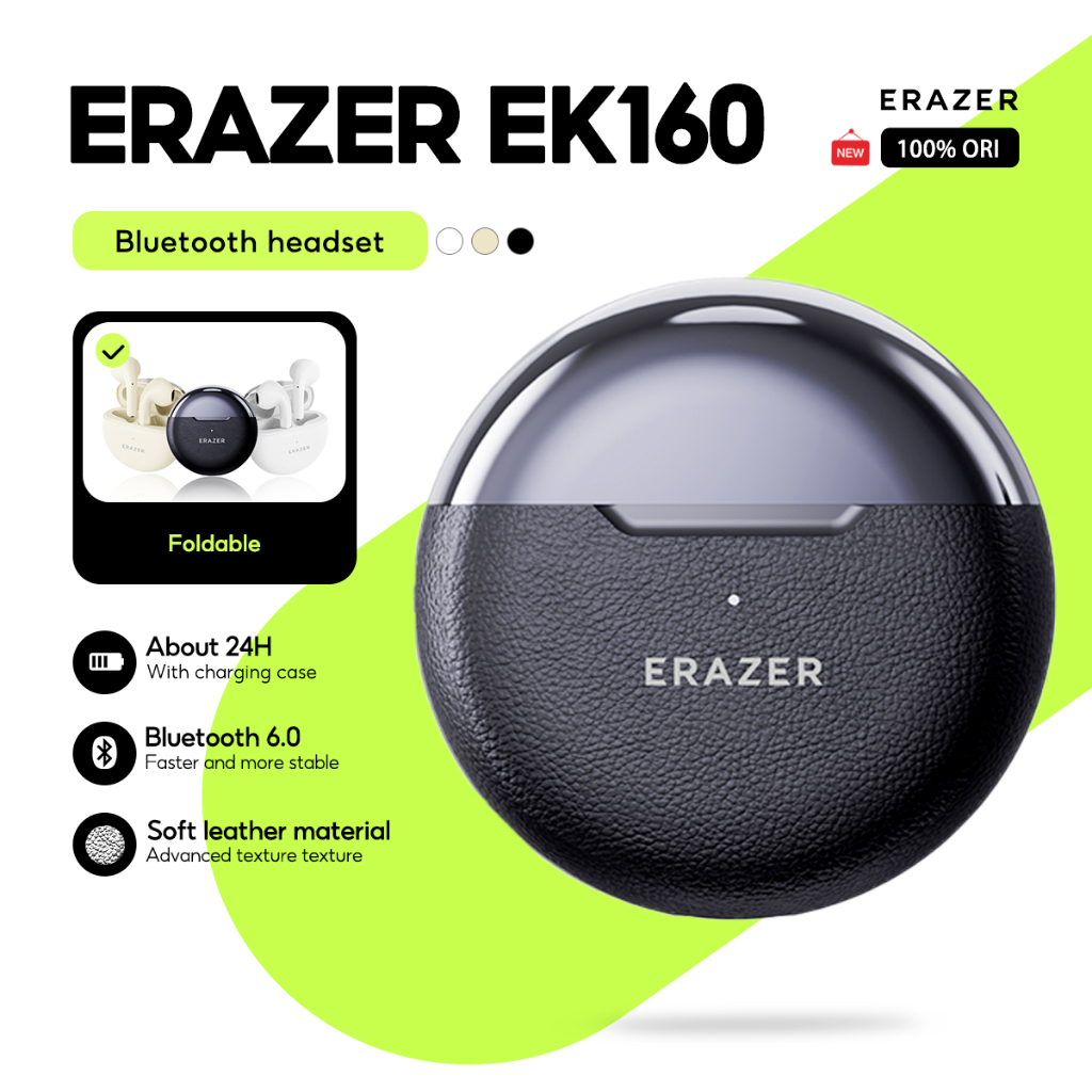 Lenovo ERAZER EK160 TWS Bluetooth Earphone HD Stereo HIFI Low Latency With Mic Bluetooth 5.4 photo 2