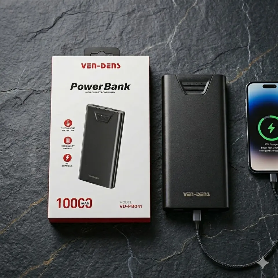 VEN-DENS 10000mAh Power Bank VD-PB041