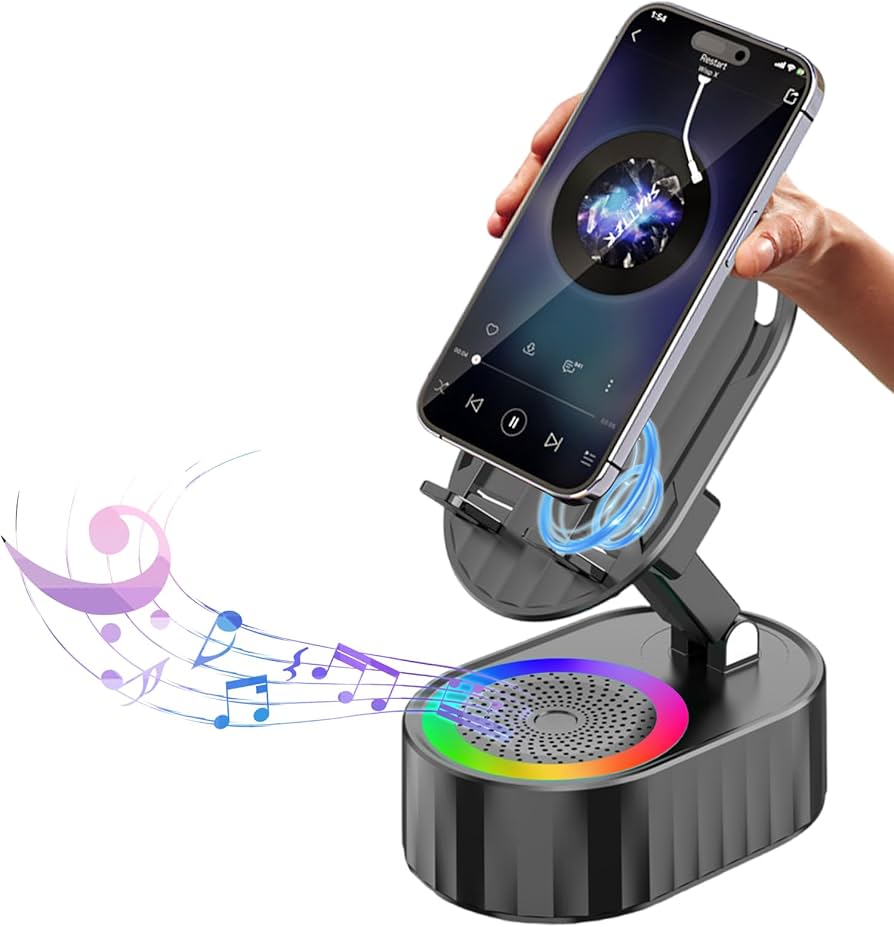 AKLLCCR Wireless Induction Audio Bluetooth Speaker 5in1