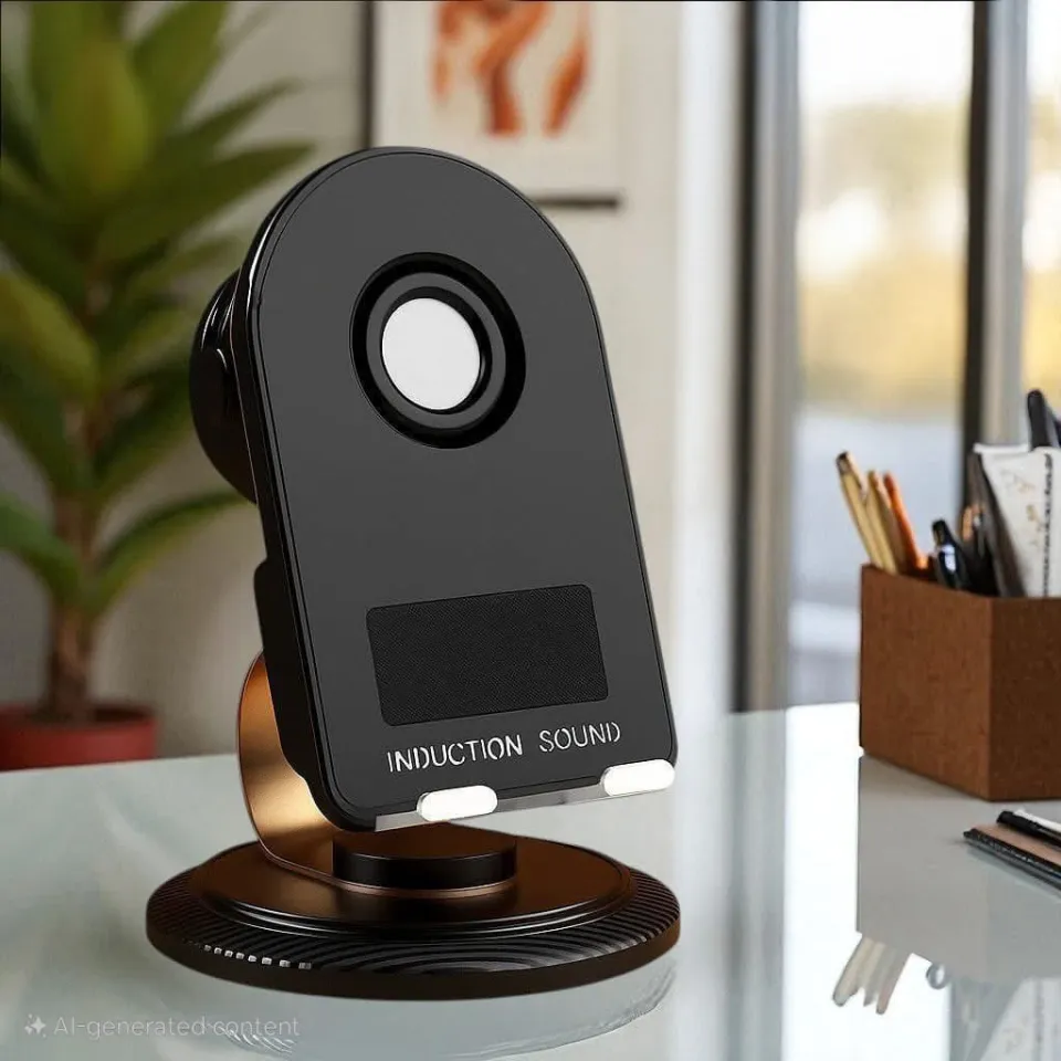 H58 Sensor Speaker Phone Holder Multi-function Wireless Phone Holder